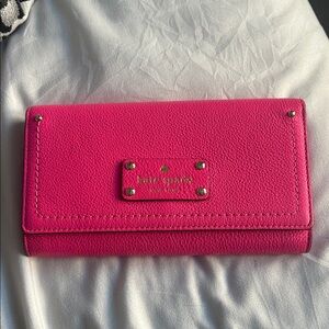 Kate Spade large leather envelope wallet